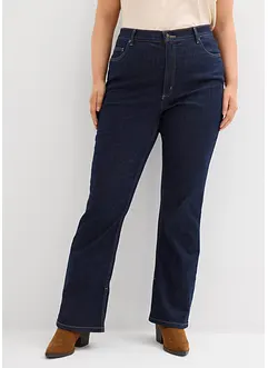 Jeans bootcut, vita alta, bonprix