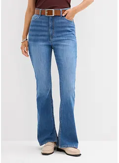 Jeans bootcut, vita alta, bonprix