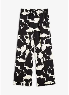 Pantaloni a palazzo in satin fluente, bonprix