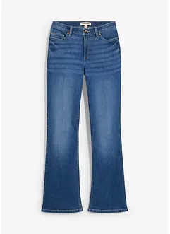 Jeans bootcut, vita media, bonprix