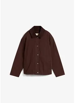 Giacca in twill con colletto in velluto, bonprix