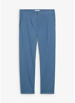 Pantaloni Regular‑Fit in twill di cotone, con pinces e gamba dritta, bonprix