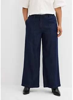 Jeans wide leg super soft, vita alta, bonprix