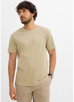 T-shirt in puro cotone biologico con fantasia, bonprix