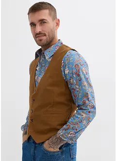 Gilet in tela di cotone, bonprix