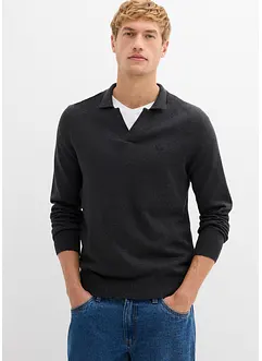 Maglione in filato fine con puro cotone, bonprix