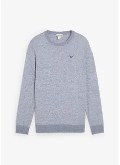 Maglione in filato fine con puro cotone, bonprix