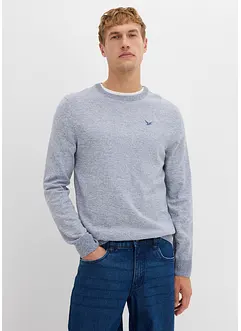 Maglione in filato fine con puro cotone, bonprix