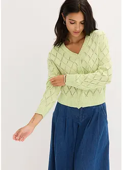 Cardigan traforato, bonprix