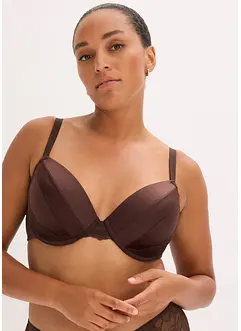 Reggiseno con coppe preformate ed effetto lucido, bonprix