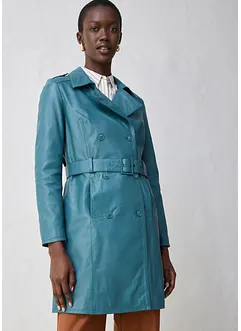Trench in pelle, bonprix