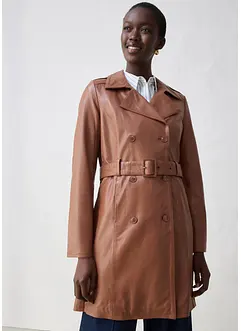 Trench in nappa d'agnello, bonprix