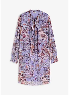 Abito tunica in chiffon con fiocco, bonprix