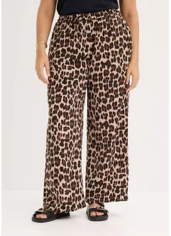 Pantaloni a palazzo in satin fluente, bonprix