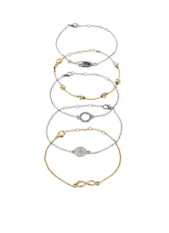 Braccialetti (set 5 pezzi), bonprix