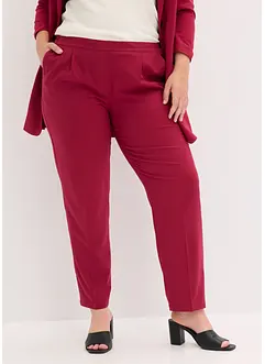 Pantaloni con elastico in vita e piega stirata, bonprix