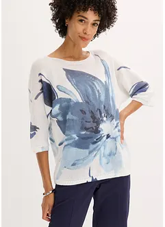Maglione con stampa floreale, bonprix