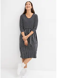 Abito midi in jersey di cotone, bonprix