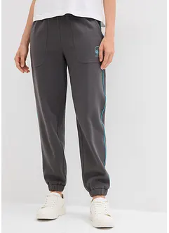 Pantaloni in felpa di puro cotone, bonprix