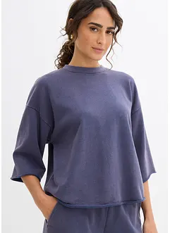 Felpa oversize in misto cotone morbido, bonprix