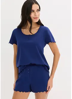 Pigiama estivo con bottoncini, bonprix