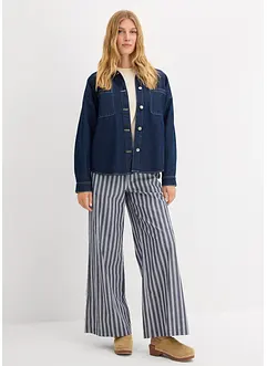 Pantaloni a palazzo in puro cotone, bonprix