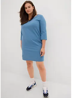 Abito in puro cotone biologico elasticizzato, bonprix