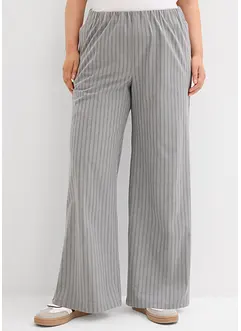 Pantaloni con elastico in vita e gambe larghe, bonprix