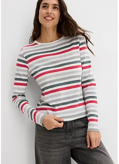 Maglia a maniche lunghe in puro cotone, bonprix