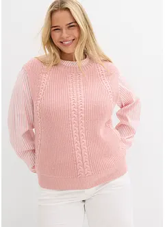 Gilet in maglia di misto cotone, bonprix