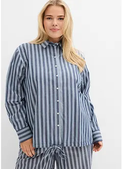 Camicetta oversize con coulisse, bonprix