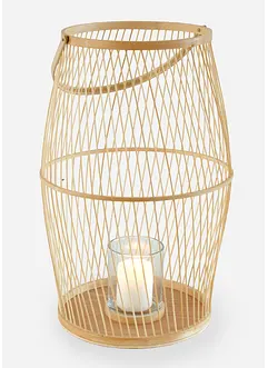 Lanterna con bicchiere in vetro, bonprix