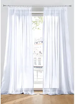 Tenda in batista fine con trama operata (pacco da 1), bonprix