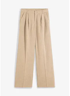 Pantaloni a palazzo con pinces, bonprix