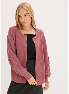 Cardigan a trecce, bonprix