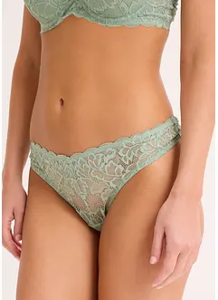 Perizoma a V con pizzo floreale, bonprix
