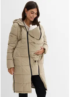 Giubbotto trapuntato prémaman 3 in 1 con inserto babywearing e poliestere riciclato, bonprix