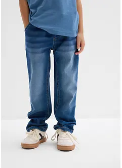 Jeans in felpa con elastico in vita regular fit, straight, bonprix
