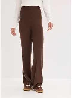 Pantaloni in maglia di soffice misto viscosa, bonprix