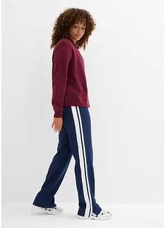 Pantaloni da jogging con strisce laterali, bonprix
