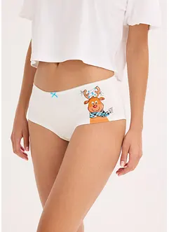 Culotte alta con cotone (pacco da 4), bonprix