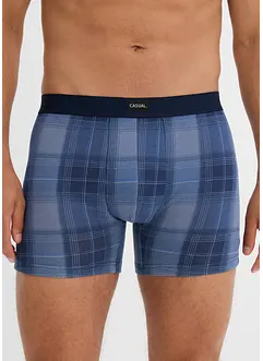 Boxer midi aderenti con cotone (pacco da 2), bonprix