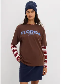 T-shirt oversize in puro cotone biologico, bonprix