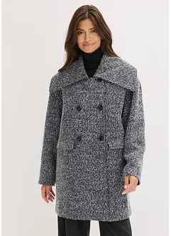 Cappotto corto in simil lana melange, bonprix