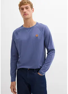 Maglia a maniche lunghe in puro cotone biologico (pacco da 2), bonprix