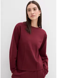 Maglia a maniche lunghe in punto di Roma, bonprix