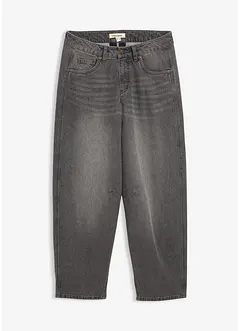 Jeans a palloncino, vita media, bonprix