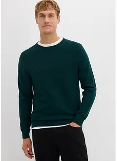 Maglione in filato fine con lana merino, bonprix