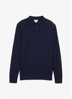 Maglione in filato fine con pregiata lana merino, slim fit, bonprix