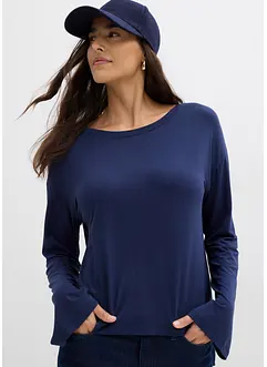 T-shirt oversize in fluido misto viscosa ed elastan, bonprix